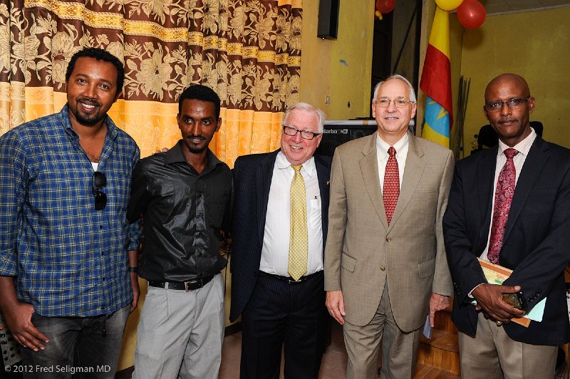 20120329_115742 Nikon D3S 2x3.jpg - From left to right:  Community Support person, Mr. Demecke, Dr. Fish, Ambassador Booth and Dr. Menelik